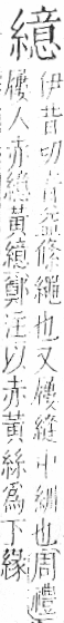 字彙 卷九．糸部．頁47．右