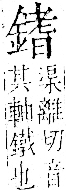 字彙 卷一二．金部．頁12．左