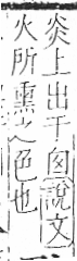 字彙 卷一三．黑部．頁70．右