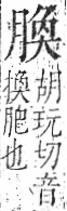 字彙 卷九．肉部．頁86．右