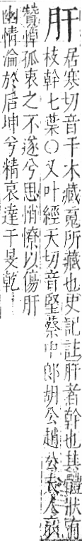 字彙 卷九．肉部．頁77．右