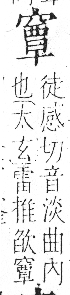 字彙 卷八．穴部．頁107．右