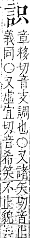 字彙 卷一一．言部．頁13．右