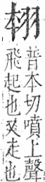 字彙 卷九．羽部．頁60．左