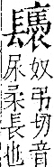 字彙 卷一二．長部．頁21．右