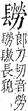 字彙 卷一二．長部．頁21．右