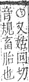 字彙 卷九．肉部．頁88．右