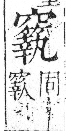 字彙 卷八．穴部．頁108．右