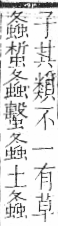 字彙 卷一○．虫部．頁61．右