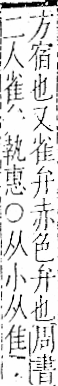 字彙 卷一二．隹部．頁40．右