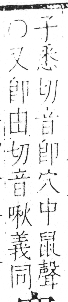 字彙 卷八．穴部．頁107．右