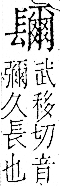 字彙 卷一二．長部．頁21．右