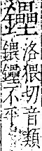 字彙 卷一二．金部．頁19．右