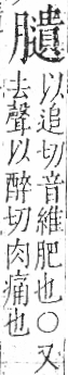 字彙 卷九．肉部．頁93．右