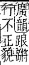 字彙 卷一一．足部．頁66．右