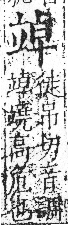 字彙 卷八．立部．頁109．左