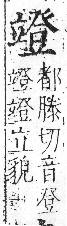 字彙 卷八．立部．頁110．右