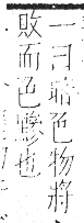 字彙 卷一三．黑部．頁73．右