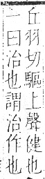 字彙 卷八．立部．頁108．右