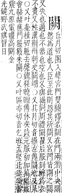 字彙 卷一二．門部．頁27．右