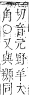 字彙 卷九．羊部．頁56．右