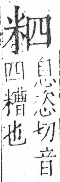 字彙 卷九．米部．頁21．右