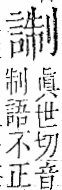 字彙 卷一一．言部．頁19．左