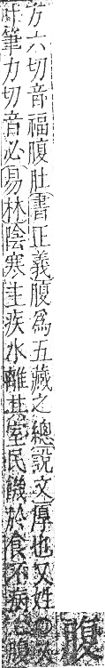 字彙 卷九．肉部．頁87．右