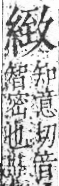 字彙 卷九．糸部．頁40．右