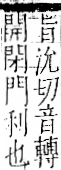 字彙 卷一二．門部．頁28．左