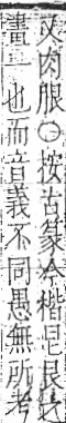 字彙 卷九．肉部．頁81．右