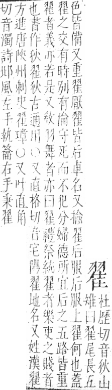 字彙 卷九．羽部．頁62．右