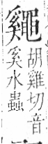 字彙 卷一三．黽部．頁75．左