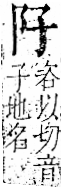 字彙 卷一二．阜部．頁29．右