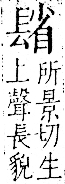 字彙 卷一二．長部．頁20．左