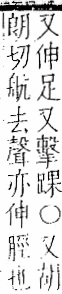 字彙 卷一一．足部．頁57．左