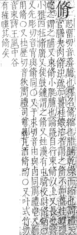 字彙 卷九．肉部．頁83．左