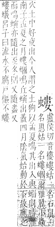 字彙 卷一○．虫部．頁73．右