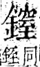 字彙 卷一二．金部．頁14．右