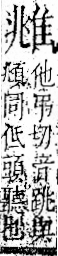 字彙 卷一二．隹部．頁42．右