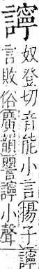 字彙 卷一一．言部．頁29．右