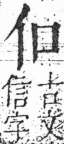 字彙 卷二．人部．頁17．右