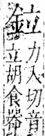 字彙 卷一二．金部．頁4．右