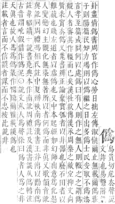 正字通 卷一．人部．子集中．頁68