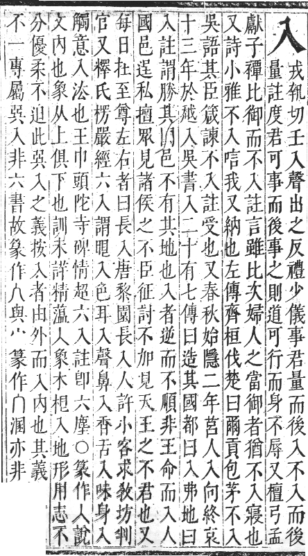 正字通 卷一．入部．子集下．頁12