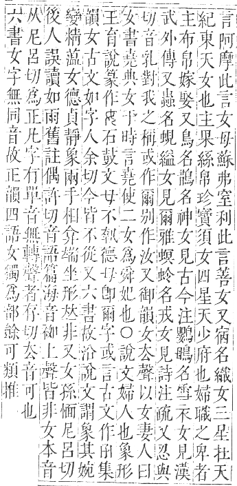 正字通 卷二．女部．丑集下．頁31