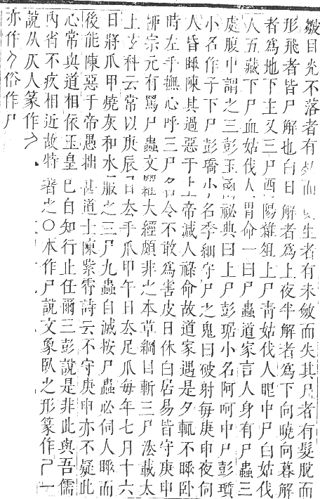 正字通 卷三．尸部．寅集上．頁53