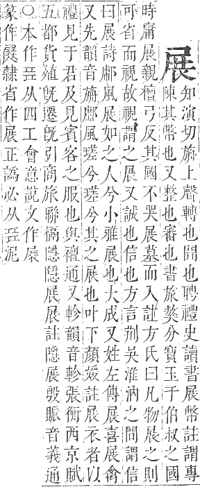 正字通 卷三．尸部．寅集上．頁61