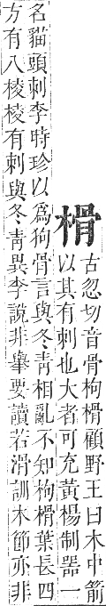 正字通 卷五．木部．辰集中．頁93