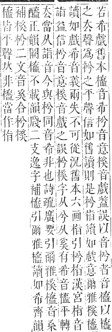 正字通 卷五．木部．辰集中．頁108